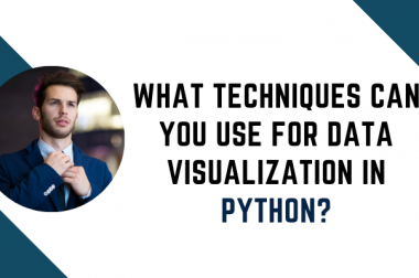 What techniques can you use for data visualization in Python?